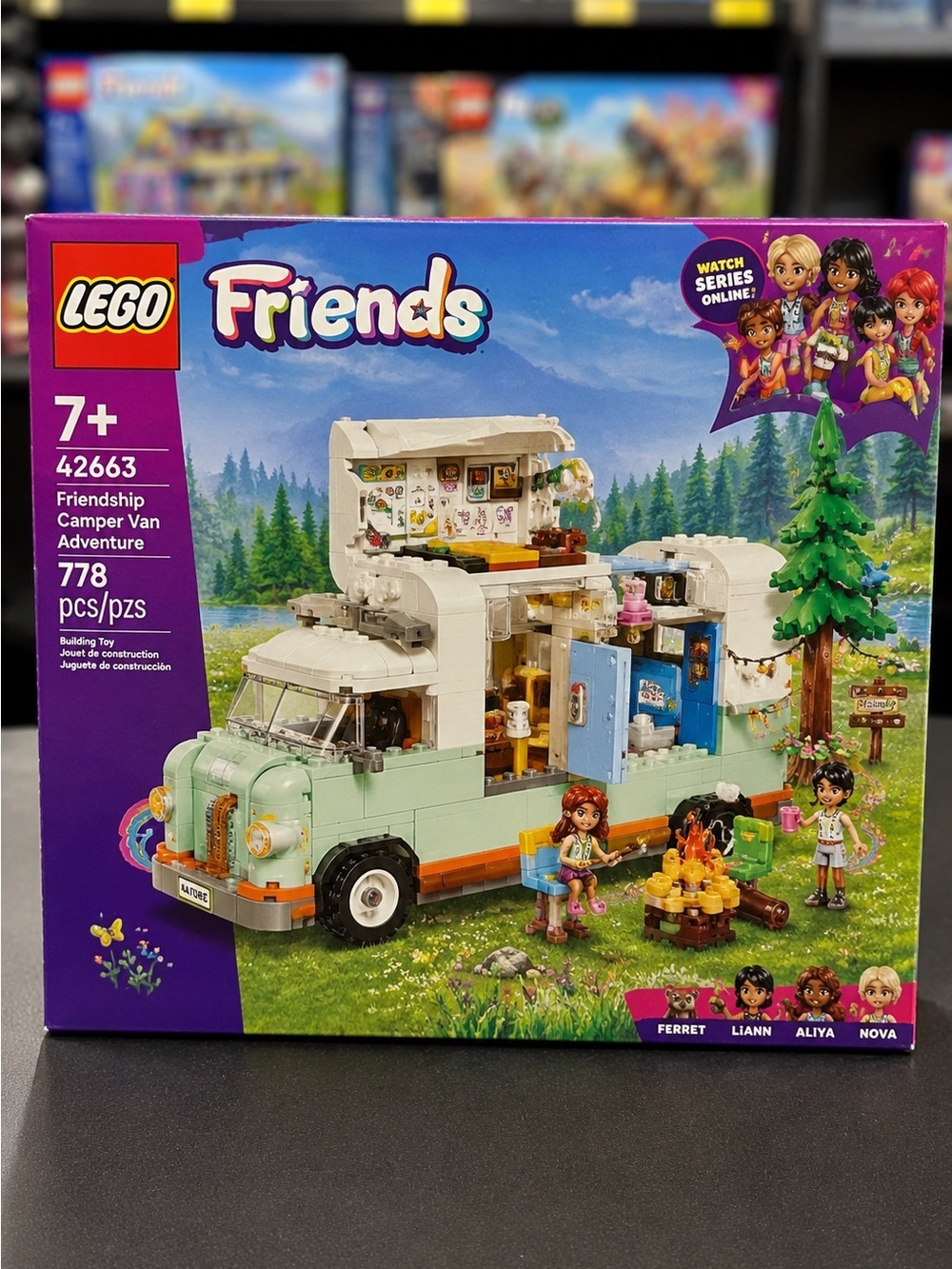 LEGO Friends 42663 Camper Van Adventure Set 778 Pieces New Sealed